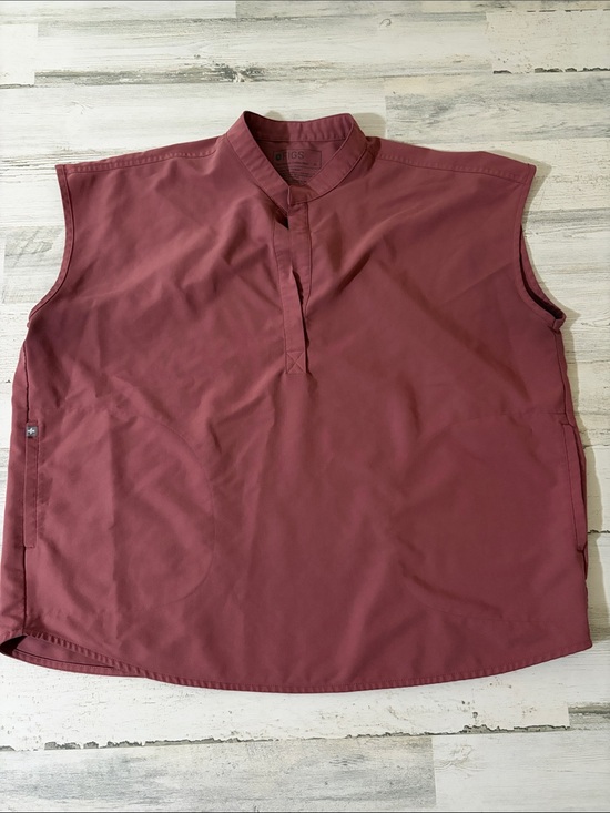 Figs Tops - Figs Sleeveless Scrub Top - Mauve Size XL